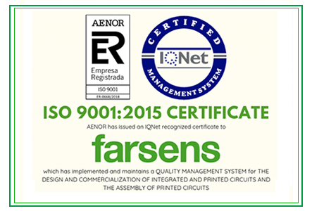 Farsen通过ISO 9001：2015国际质量体系认证